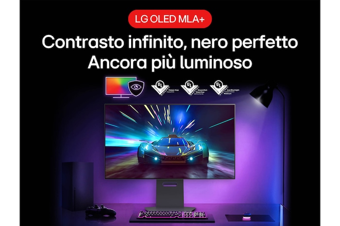 Contrasto infinito e nero perfetto Monitor Gaming 32GS95UV-B